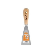 Spatola cromata Kapriol manico in legno lama 40 mm per stucchi e pitture