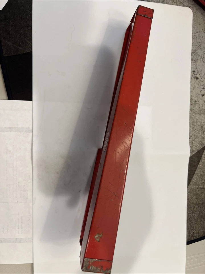 Vintage Mac Tools XT7, 11" Suporte de Soquete de Metal Vermelho Métrico Fabricado nos EUA - Imagem 4 de 4