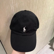 Polo Ralph Lauren Cotton Chino Ball Cap buckled strap Adjustable Curved Brim