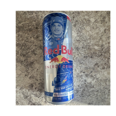 Red Bull Racing Promo Energy Drink Can 12 fl oz (355 mL) 2024 ft Max Verstappen
