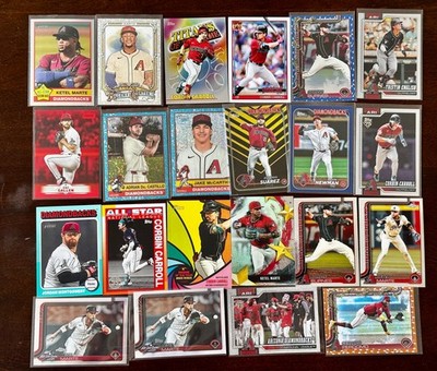 Arizona Diamondbacks Baseball Karten Lot Parallelen, Inserts, Refractors, Chromes