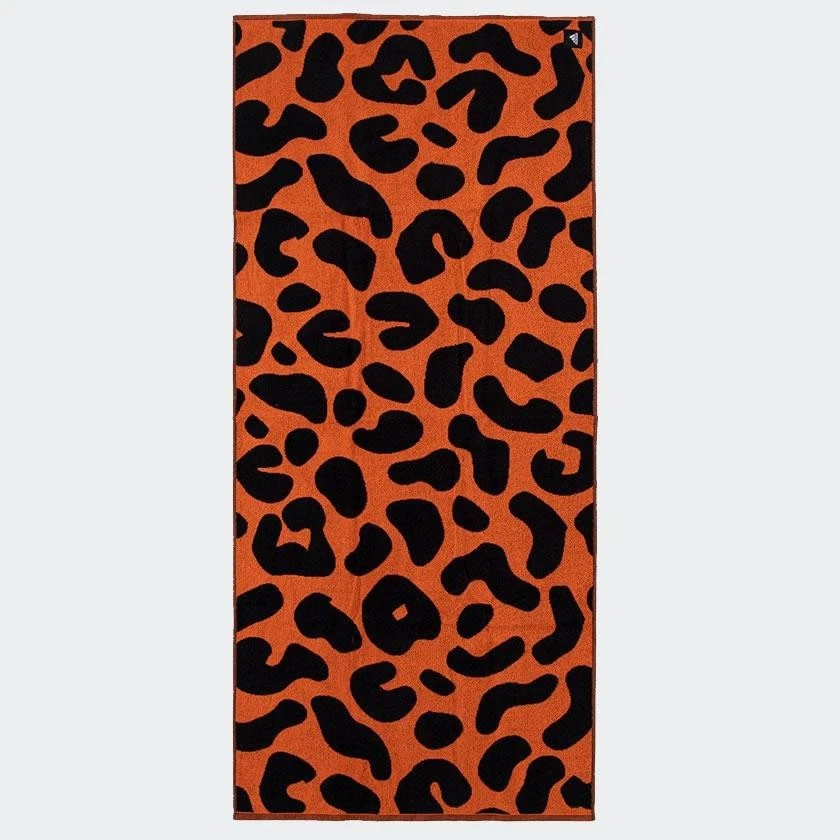 Adidas Rich Mnisi Serviette Imprimé Léopard Hd4765 Orange Noir Sports Coton - Photo 1/3