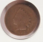 US Rare Old West 1905 Indian Head Penny Coin American Collection Shield Cent USA