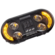 Eagle Lights Generation III LED Headlight with Integrated Turn Signals for 2021