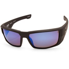 Spy Dirk Matte Black/Happy Bronze Polarized Blue Mirror Men's Sunglasses