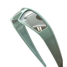 Sunglasses Teal Frame Silver Mirror Lens Retro Street Shades Sports Light Lentes