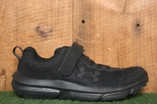 Under Armour Assert 10 Alternate Closure Black Sneakers Kids Sz. 3Y