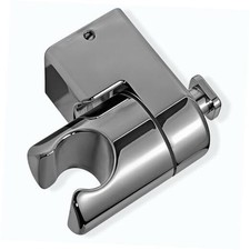 Wall Mount Handheld Shower Head Holder - All Metal -360 Polished Chrome