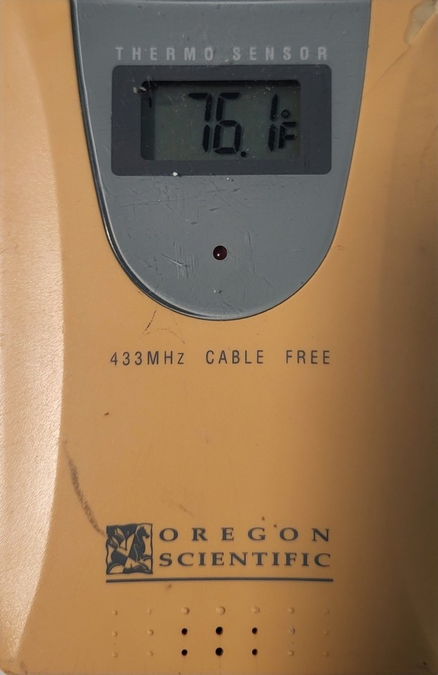 Remote Sensor Cable Oregon Scientific THR138 Cable Free Wireless Remote Sensor With Multi ...