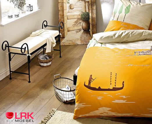 Sitzbank Aus Eisen Bank Schlafzimmer Mit Kissen Hocker Kuchenbank Garderobenbank Ebay