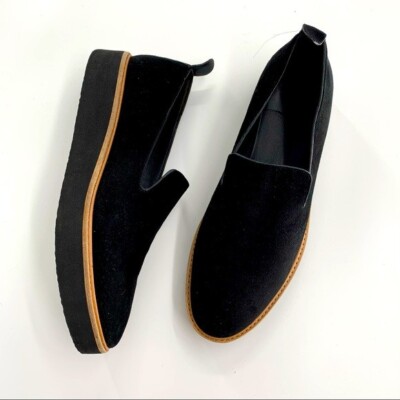 SANDERS Loafer Black Suede 6½ Loafers