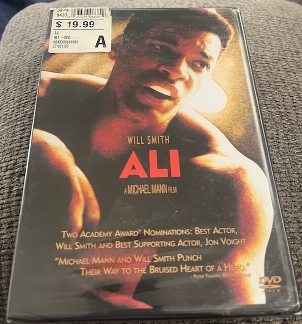 Ali - Movie starring Will Smith; DVD - Excellent Portrayal of