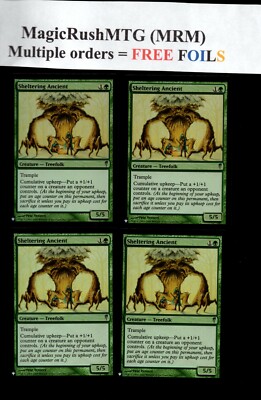 MRM ENGLISH FOIL 4x Sheltering Ancient - Old Protector MTG magic MB1