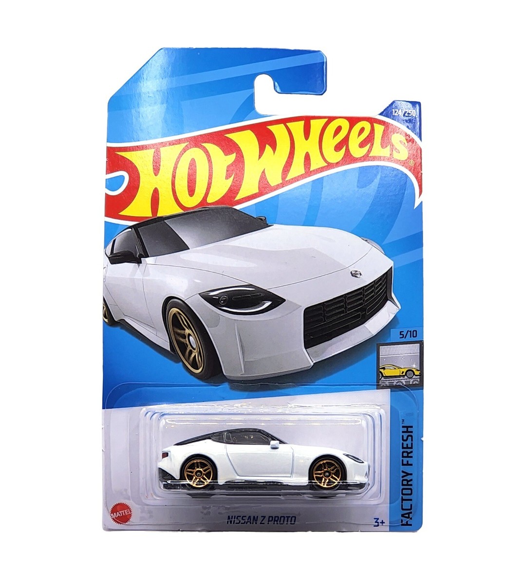 Hot Wheels White Nissan Z Proto Kids Diecast Model Toy Cars