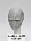 3d Printed RED MOUTHY MERCENARY HEAD#1  1:12 6" Classified/ Legend Compatible