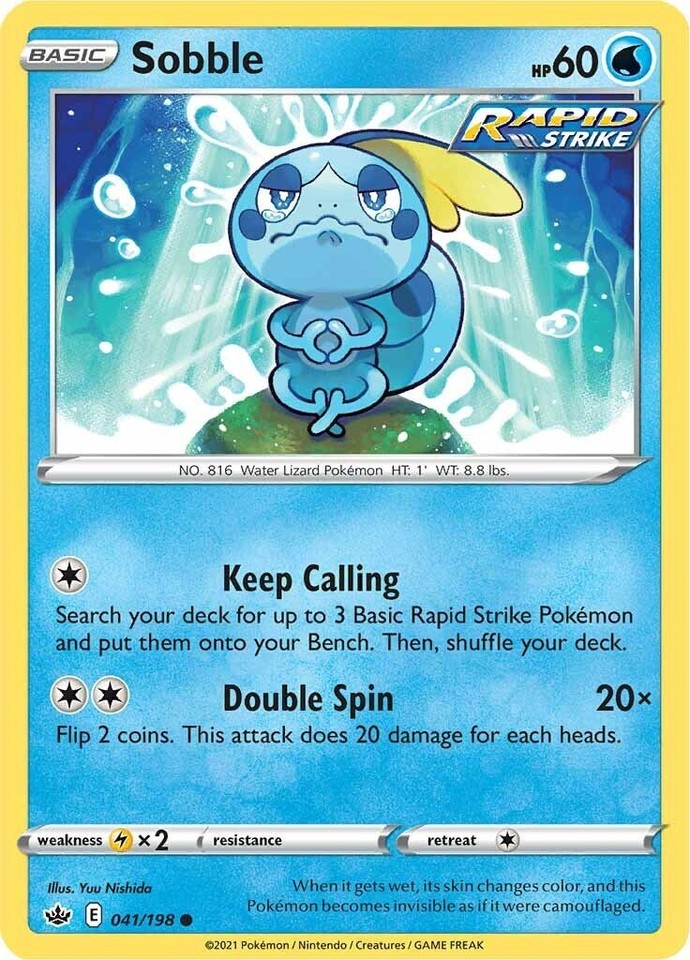 Sobble 041/198 Swsh06: Sword & Shield - Chilling Reign - 1 of 1