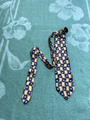BOSS HUGO BOSS Seidenkrawatte Geometrisch Made In Italy
