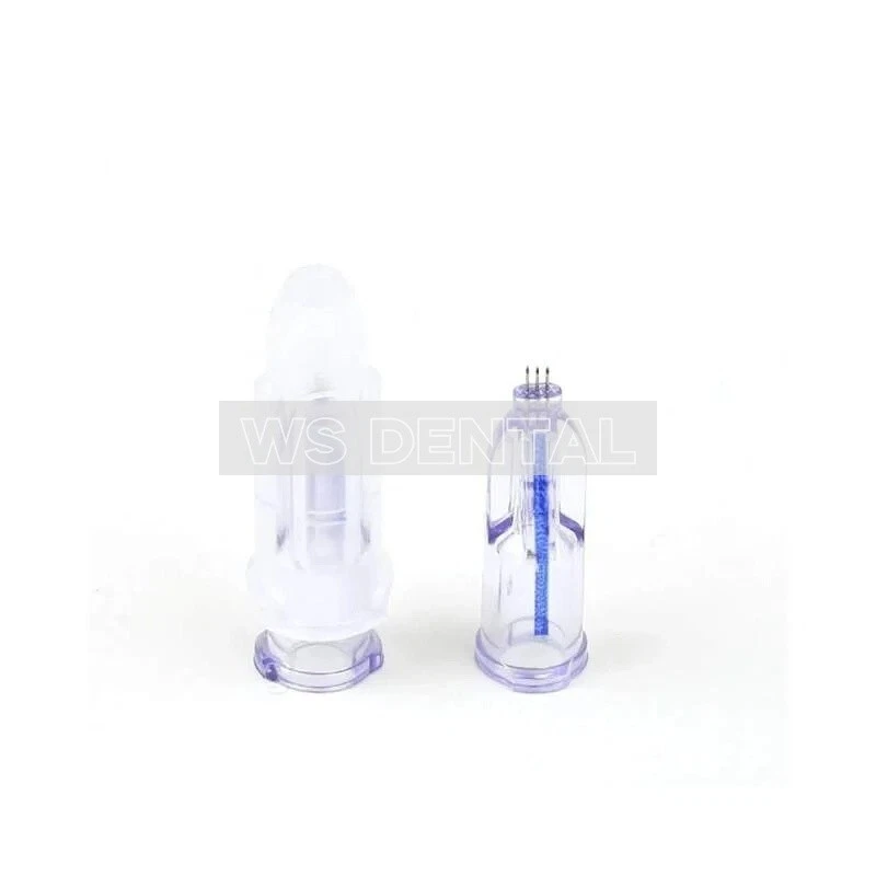 Microneedles de cristal 3 pines antienvejecimiento ojos líneas cuello cuidado de la piel 34G tres agujas Foto 2 de 4