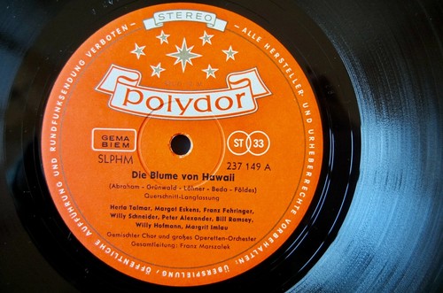 BLUME VON HAWAII & VIKTORIA UND IHR HUSSAR LP POLYDOR STEREO (1962) EX++ GERMANY - Picture 2 of 5