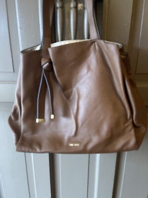 NINE WEST Gaya faux-leather women's large tote bag BEIGE