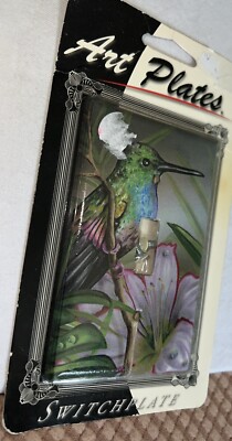 ART PLATES SWITCHPLATE Hummingbird At Rest New In Package