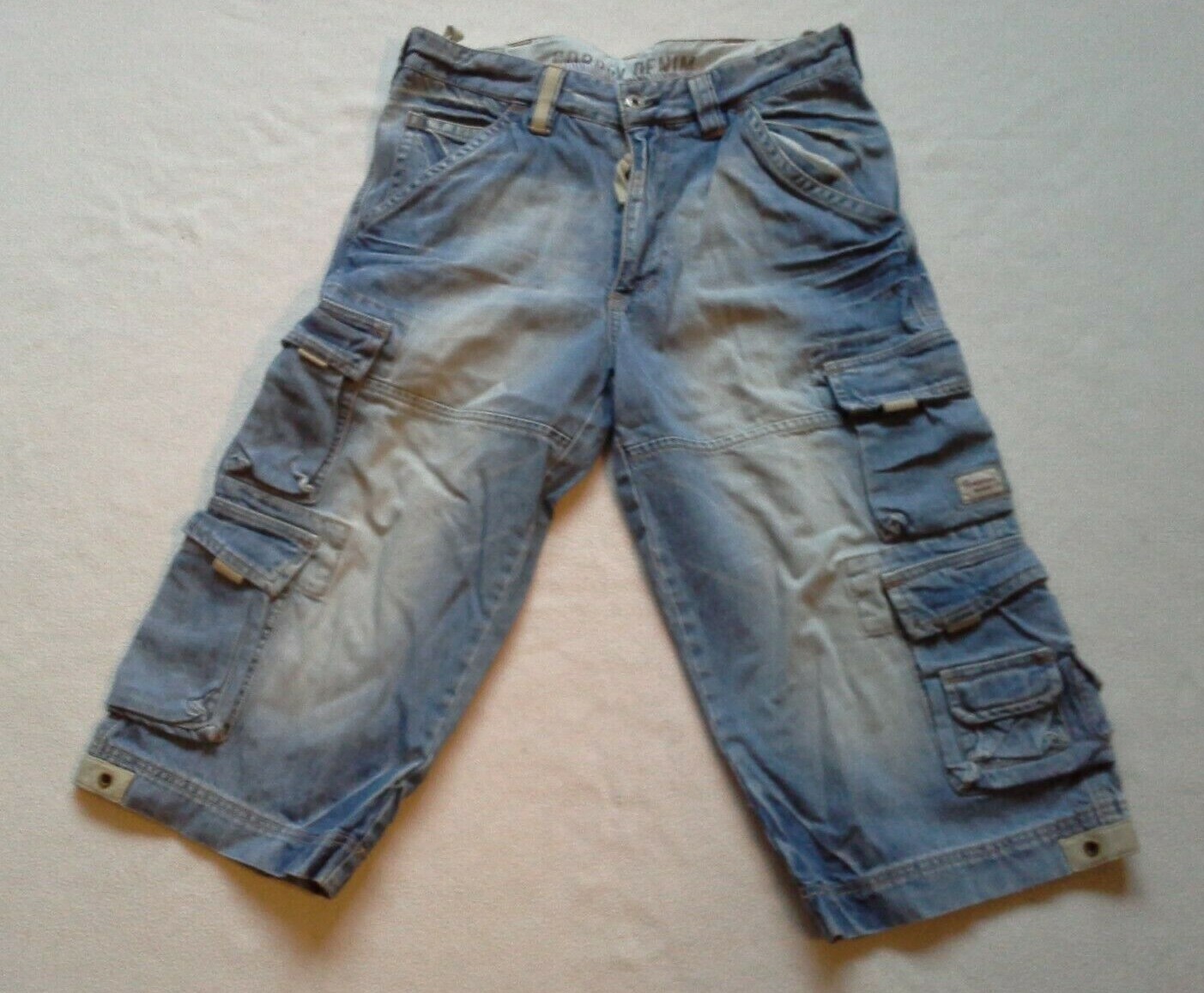Herren Jeans CORDON Cargo Blue Denim 