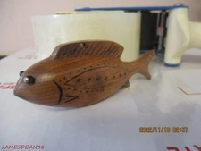 DICK DON TRUDELL ICE FISHING SPEARING DECOY CONTEMPORARY XMAS ORNAMENT 14