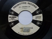JOHNNY HORTON 45 'ALL GROWN UP' USA COLUMBIA KILLER 1958 ROCKABILLY VG+