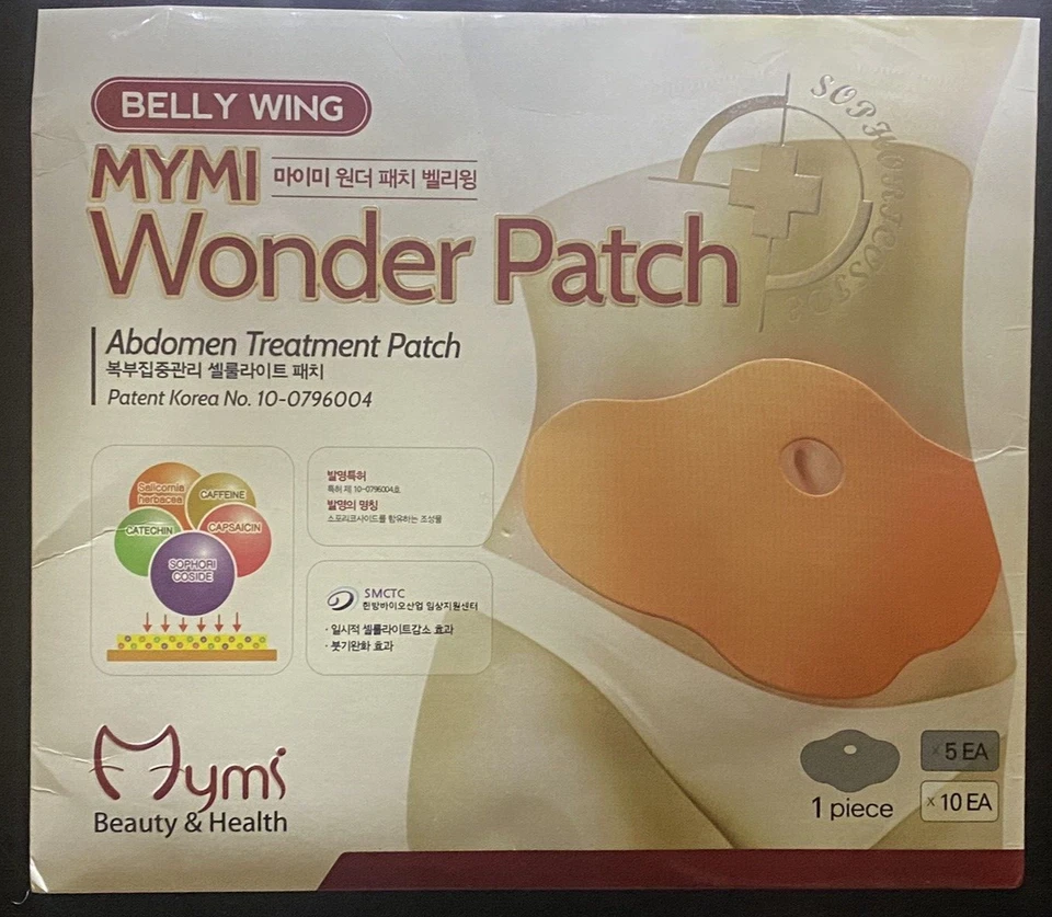 10 piezas MYMI Wonder Parche Quemador de Grasa Parche Adelgazante Ala del Vientre Pérdida de Peso Foto 3 de 3