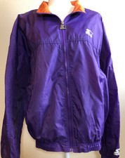 VTG Starter Sport Wind Breaker Purple - Orange Size Large Clemson Tigers Colors