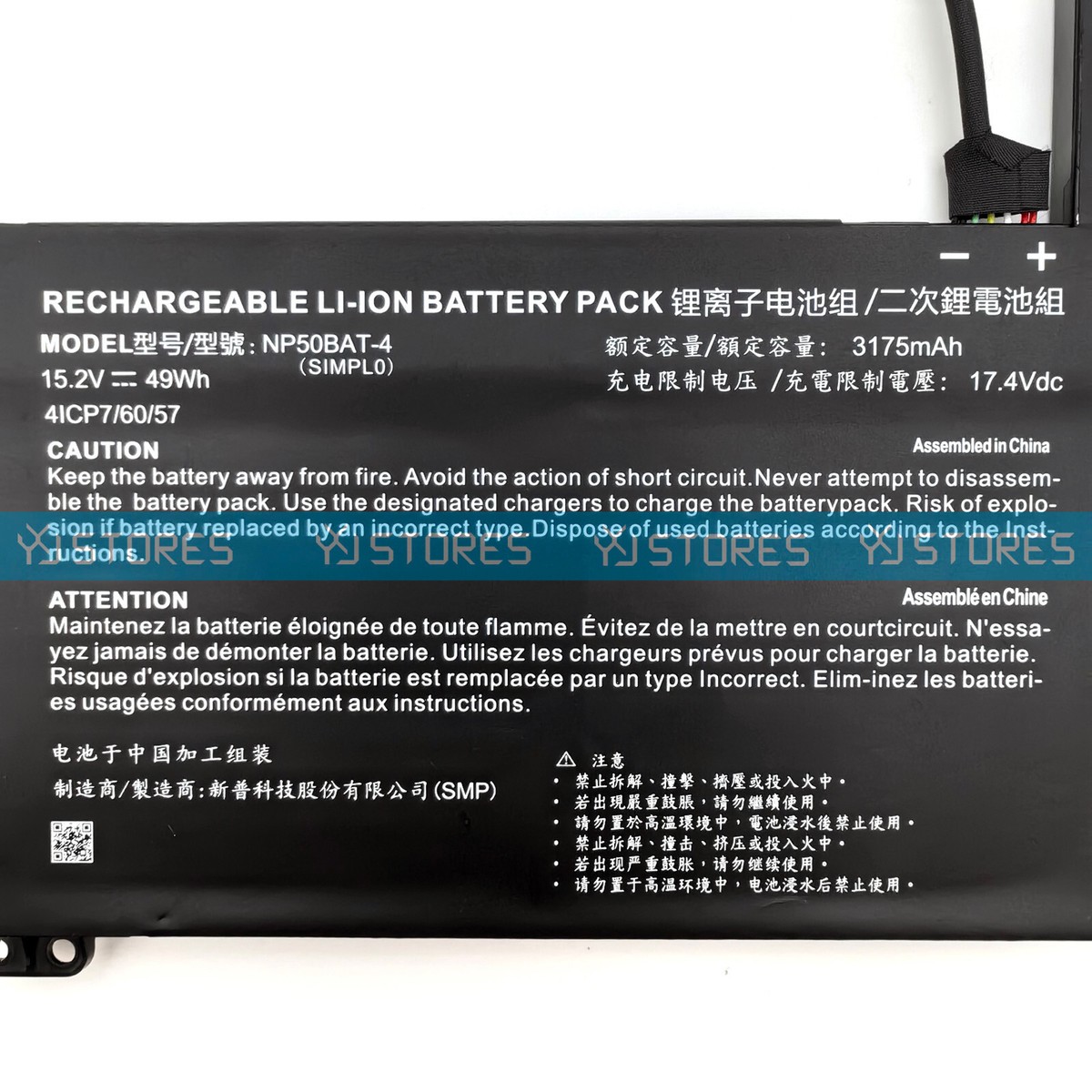 へへへさんのキンドル25 Genuine NP50BAT-4 Battery for Schenker XMG Focus 15 Machenike