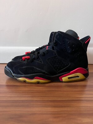 Size 9 - Air Jordan 6 Retro Infrared Pack Black for sale online | eBay