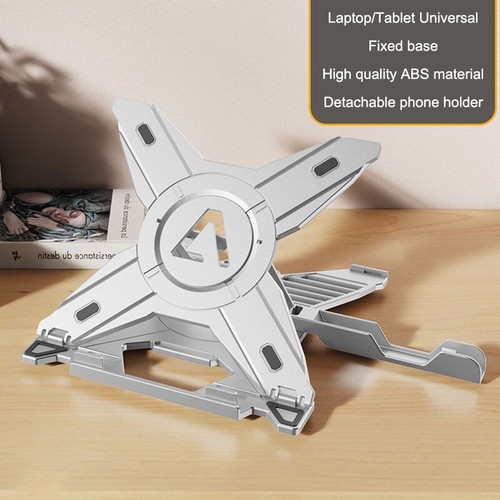 Laptop Stand Base 360°Rotating Portable Notebook Bracket For Macbook Air Pro - Photo 16/20