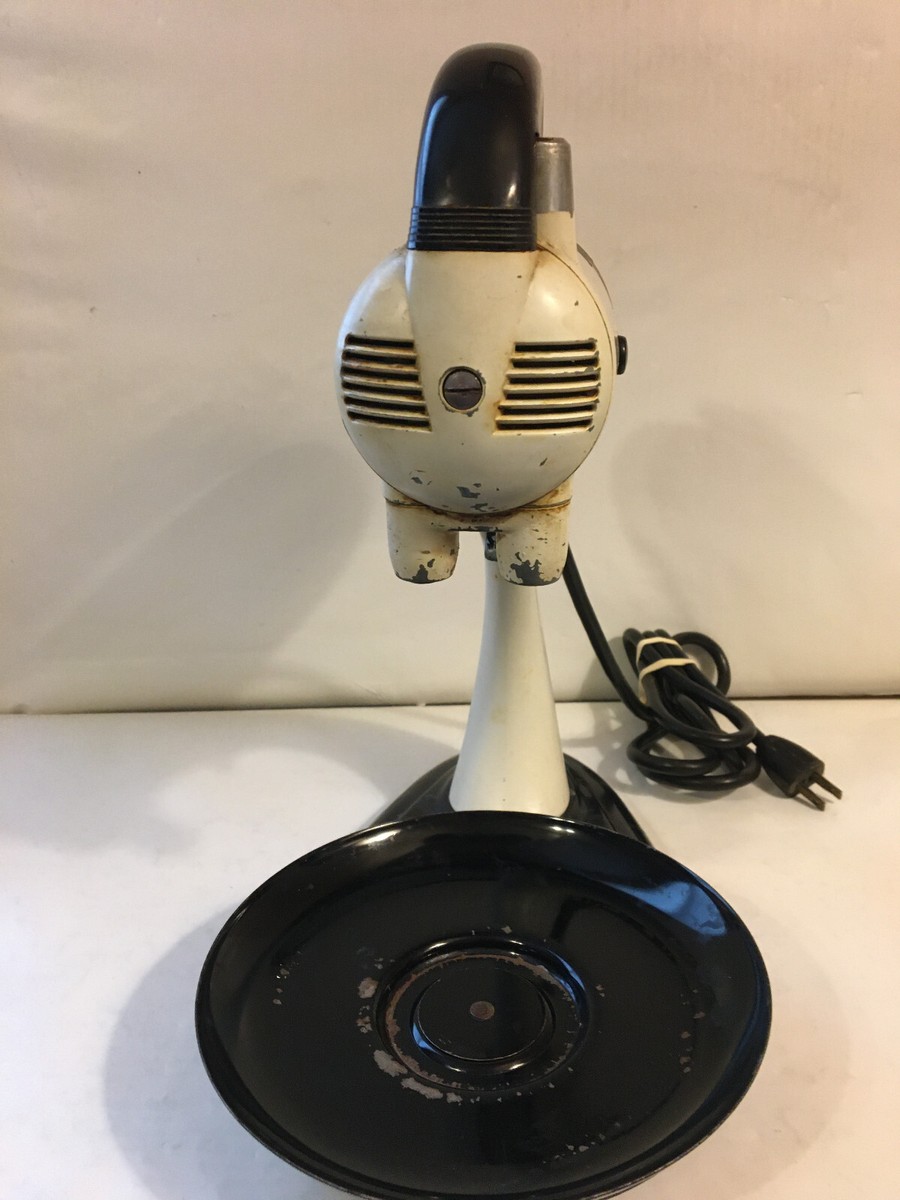 Sunbeam Mixmaster S, 1950, White, Mixer and stand and rotating pan