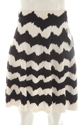 Cheap Price INC 89 NEW Womens 7629 Black White Striped ALine Knit Skirt XS Cheap Price INC 89 NEW Womens 7629 Black White Striped ALine Knit Skirt XS