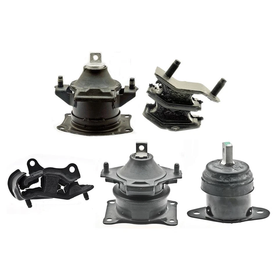Montajes de motor de anclaje 5X soportes AT para ACURA TL V6 2004-2006 3,2 L automático Foto 2 de 4