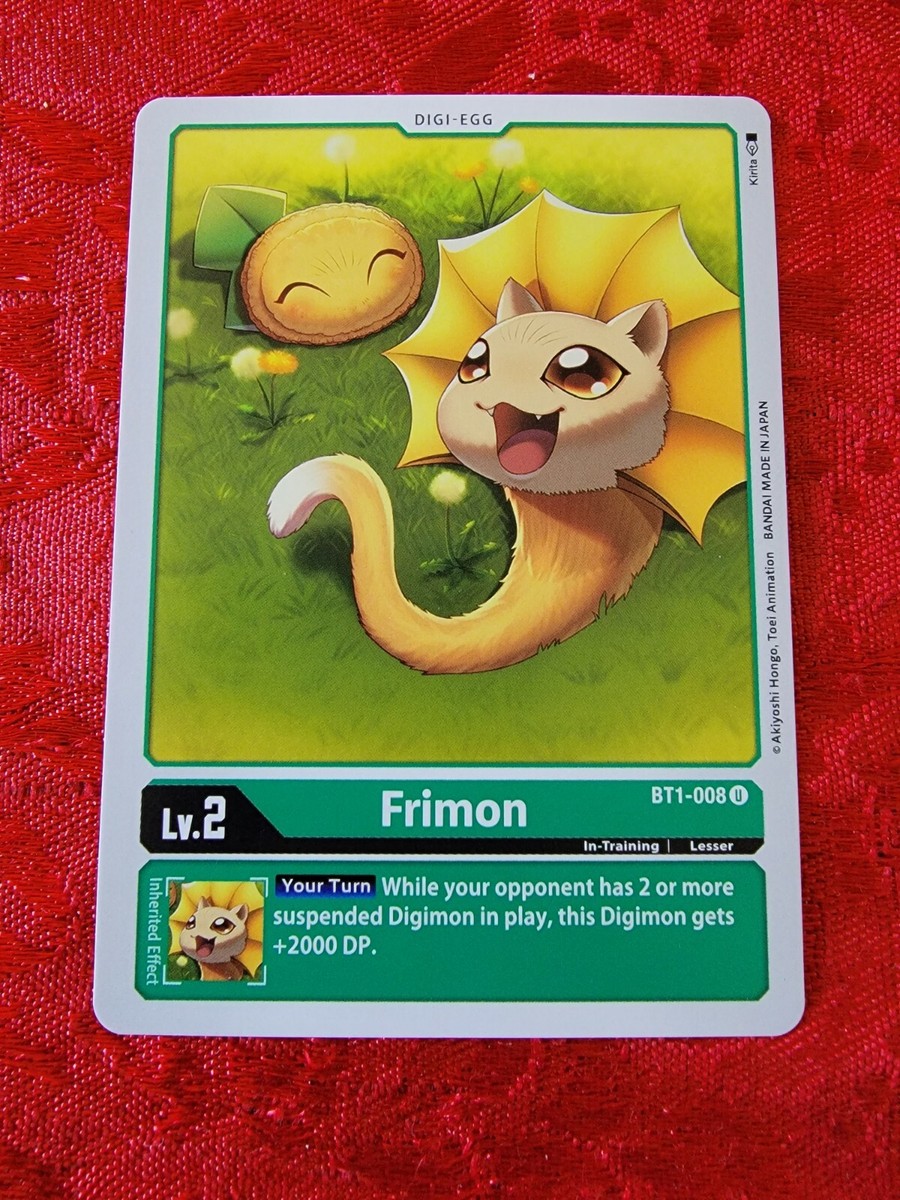 Digimon Card Game (Series Release Special Booster Ver1.0) Frimon BT1-008 Digimon Card Game (Series Release Special Booster Ver1.0) Frimon BT1-008
