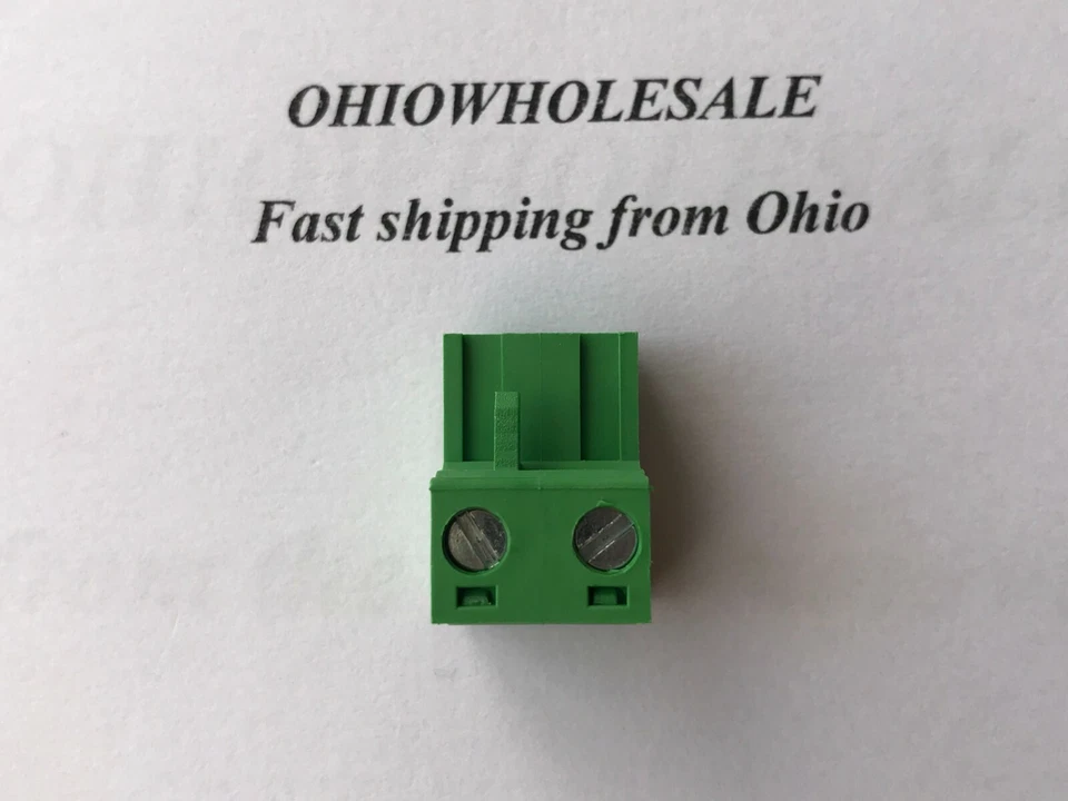 (Pack of 6) 2 pole - 2 pin 7.62 mm Speaker Phoenix Contact Plug Terminal Block - Image 2 of 4