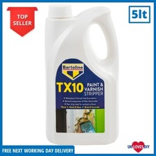 BARTOLINE TX10 ALL PURPOSE PAINT AND VARNISH REMOVER STRIPPER NON DRIP 5LT