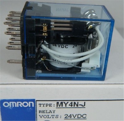 10Pcs New Omron Relay MY4N-J MY4NJ 24Vdc iu