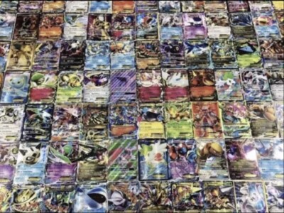 Pokemon Card Lot 10 Official TCG Cards With 2 Ultra Rare Included EX GX V MEGA