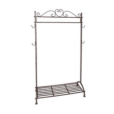 METALL KLEIDERSTÄNDER "NOSTALGIE" | 158x81cm, freistehend | Garderobenständer