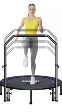 Osoeri 48" Rebounder Trampoline Foldable for adults Exercise, Mini Trampoline