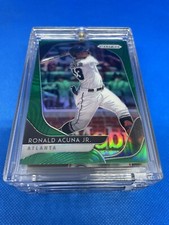 Ronald Acuna Jr. PANINI GREEN WAVE PRIZM HOT ATLANTA MLB CARD INVESTMENT Mint!
