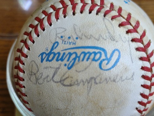 Handsignierter 1980er Jahre Yankees Team signierter Baseball Nr. COA - Bild 8 von 16