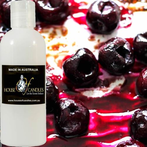 Cherry Musk Vanilla Scented Bath Body Massage Oil Moisturizing Luxury Vegan - Afbeelding 1 van 8