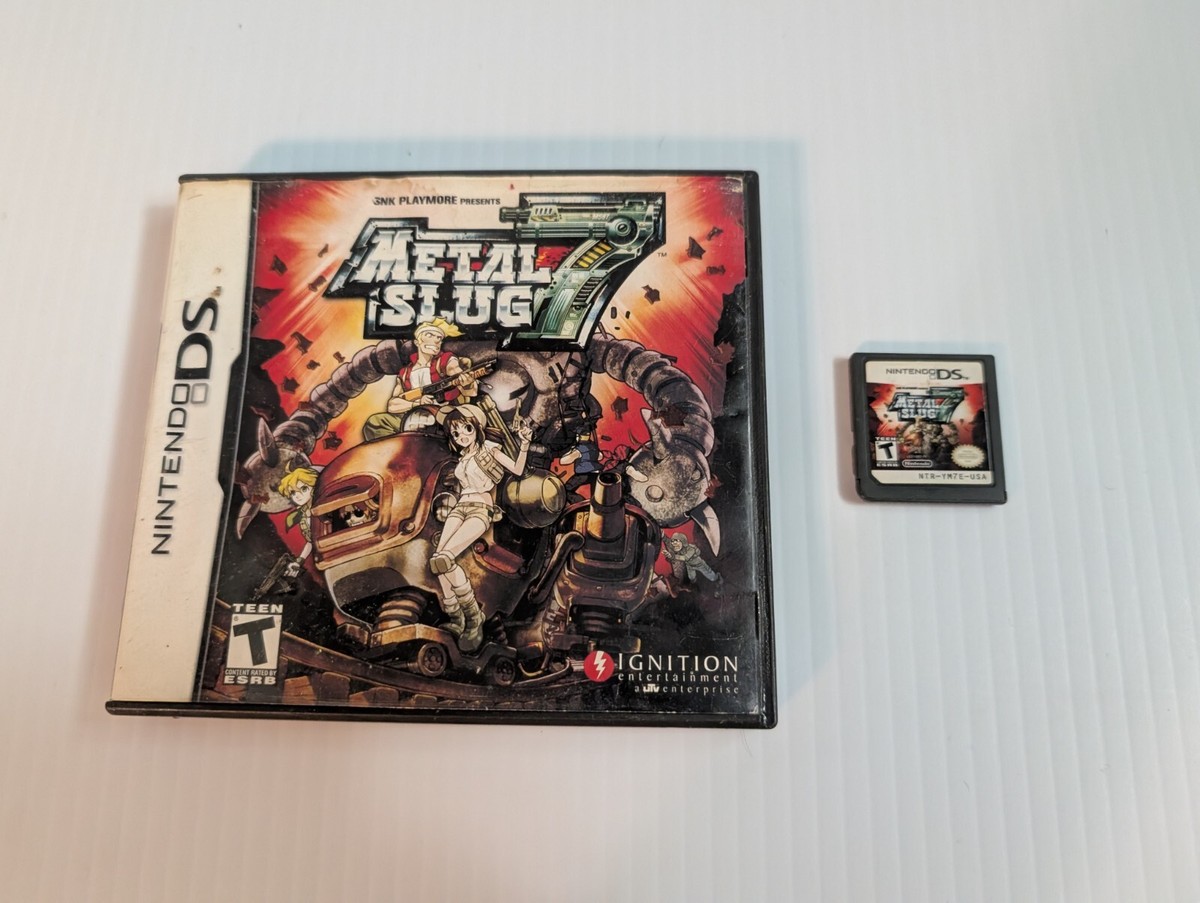 Metal Slug 7 (Nintendo DS, 2008) Complete w/ Slipcover