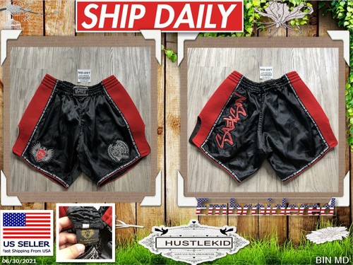 MUAY THAI SATIN BOXING MMA SHORTS 