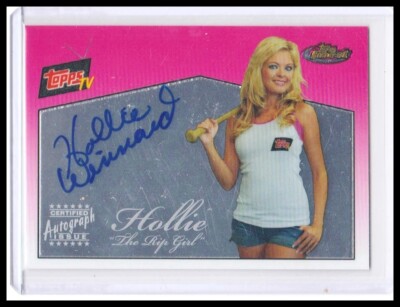 2008 Finest Topps TV Autographs #RGH Hollie Winnard 066-M
