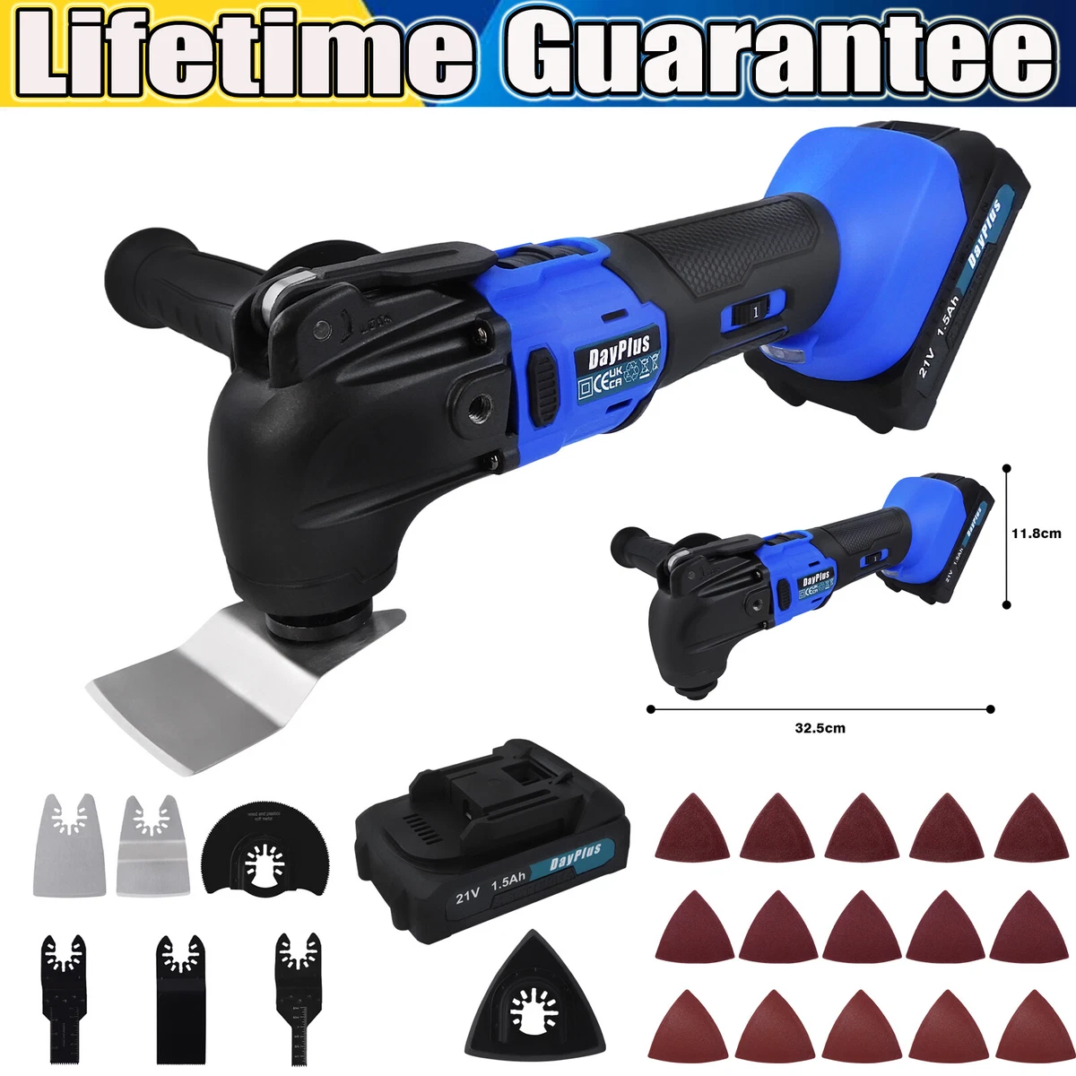 Cordless multi tool with battery deals